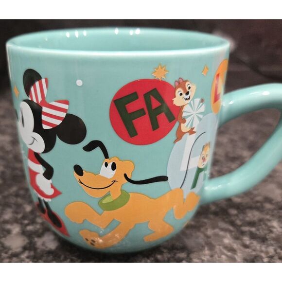 Disney Christmas Mickey and Minnie Mouse Mug and Plate Set Holiday‎ Decor Gift - Picture 4 of 10